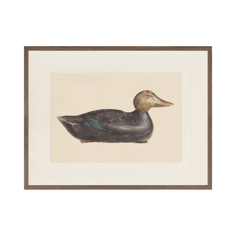 “Decoy Duck II” Framed Art Print