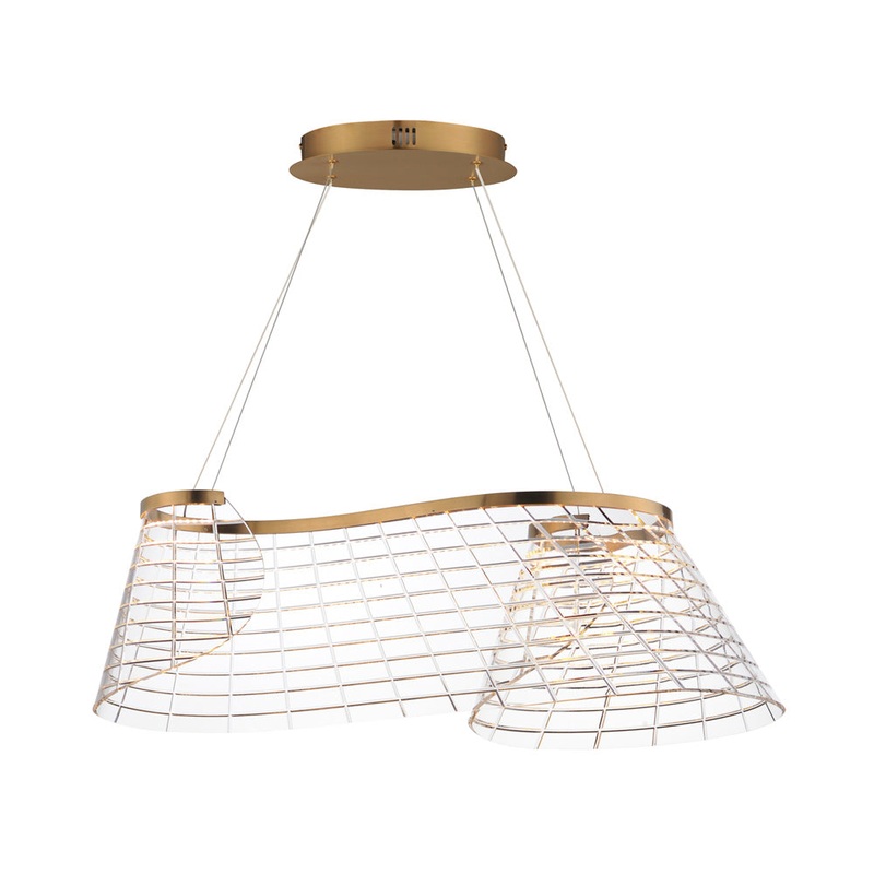 Tartan LED Linear Pendant Light