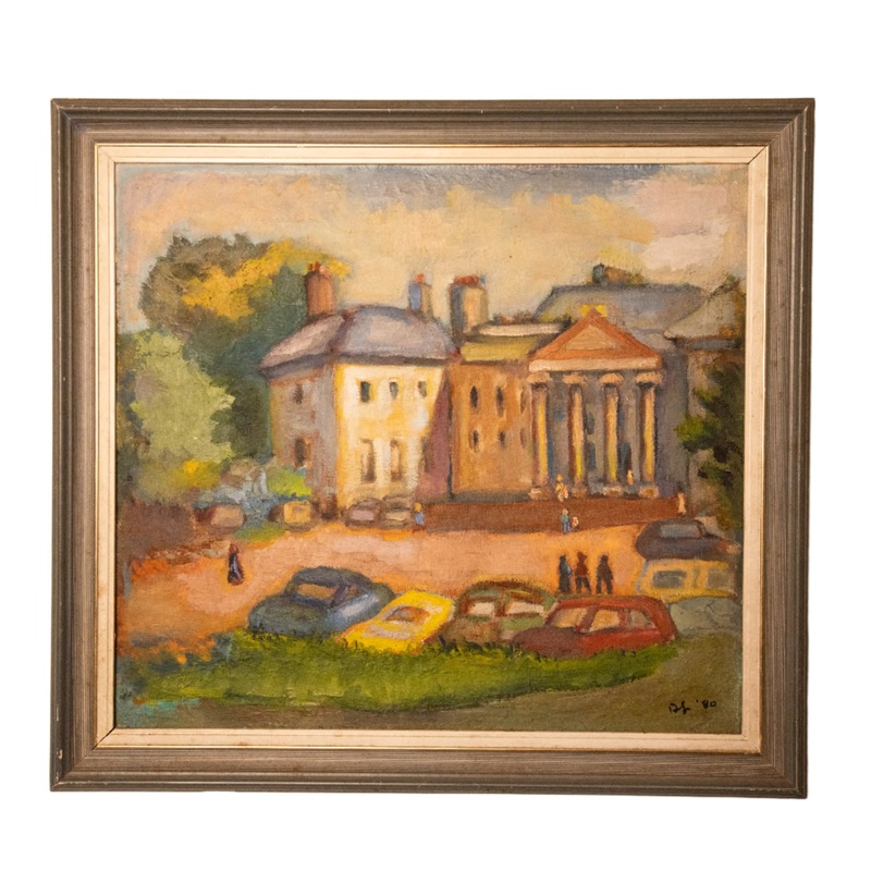 Vintage English Oil Painting | Signed, 1980