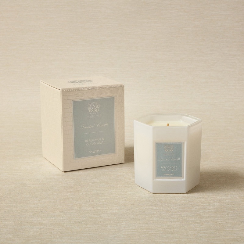 Bergamot and Ocean Aria Hexagonal Candle, 9oz