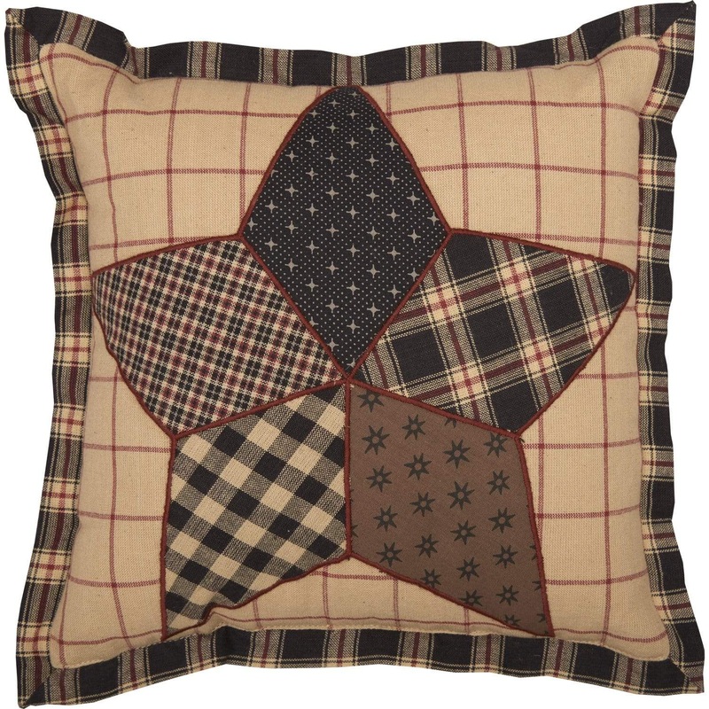 Bingham Star Patch Pillow 10×10