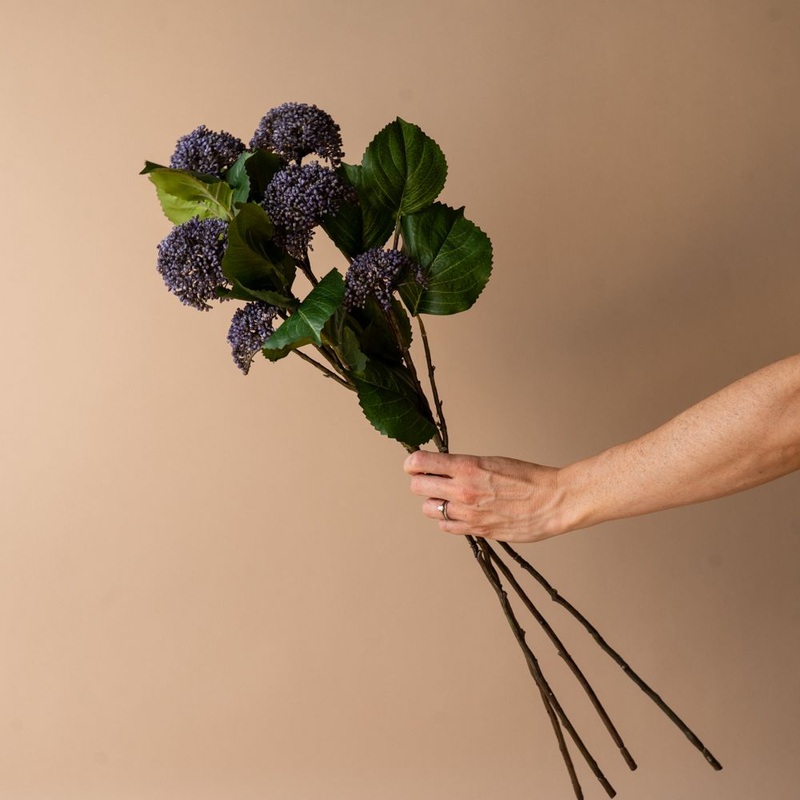 Faux Lavender Patrinia Spray