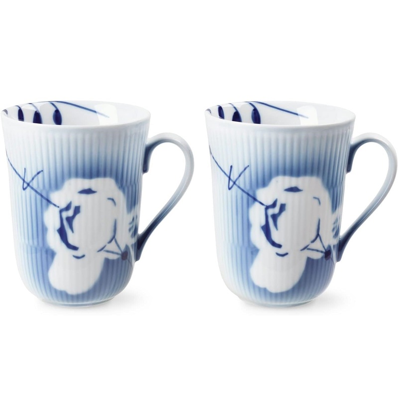 Royal Copenhagen Mega Rose Mug , Set/2