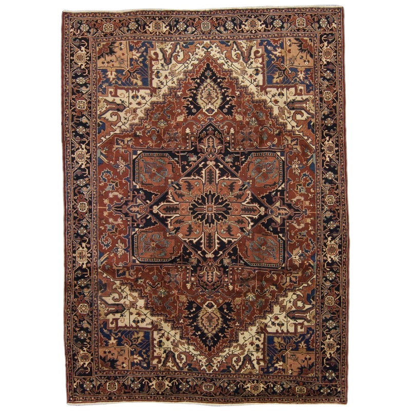 SEMI ANTIQUE PERSIAN HERIZ