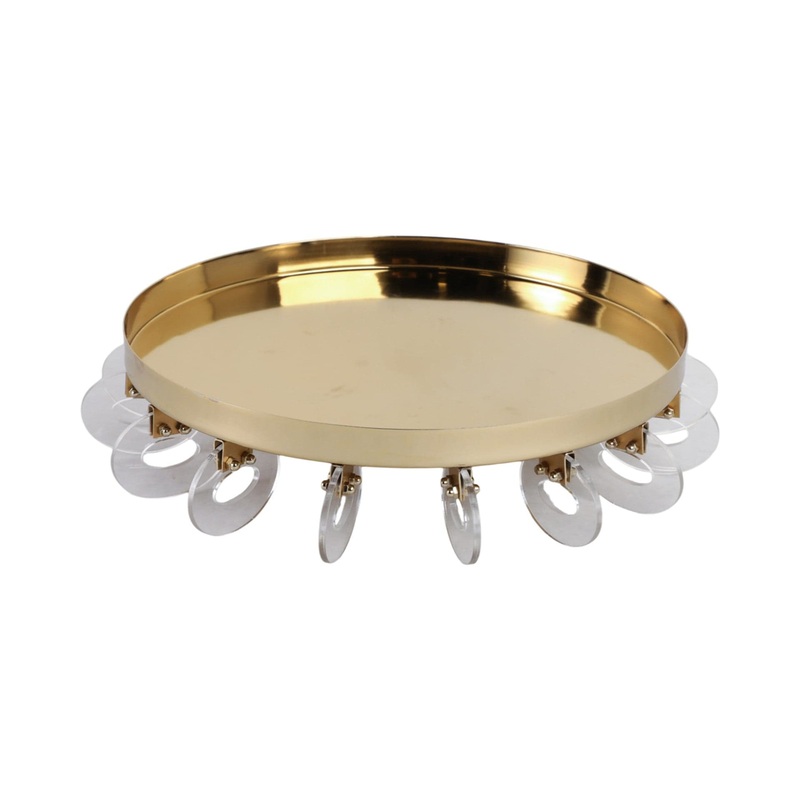 Sunderland Gold Bowl With Acrylic Ring Base