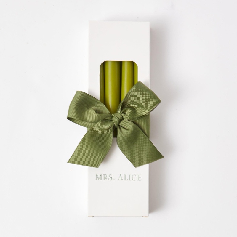 Apple Green Candles (Set of 8)