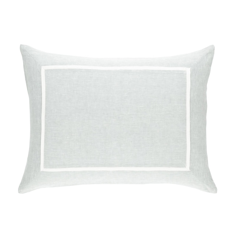 Keaton Linen Sham | Sky