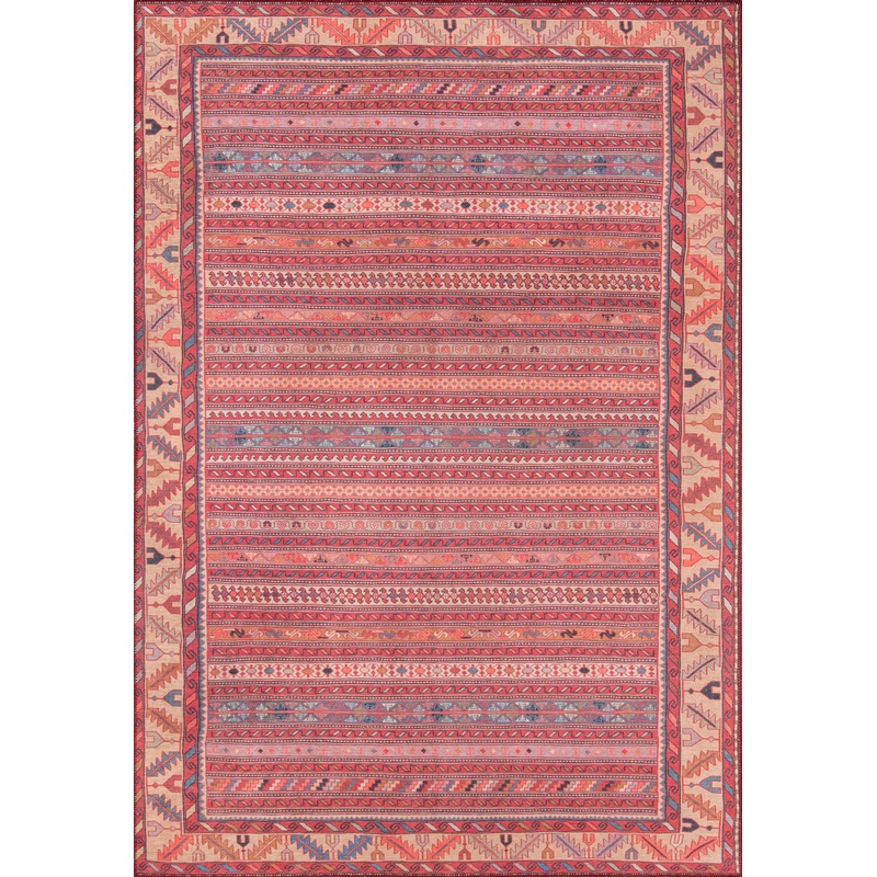 Momeni Afshar Tribal Machine Made Traditional Rectangle Indoor Area Rug