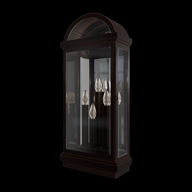 Schonbek SW35529 Villenova 4-lt 29″ Tall Outdoor Wall Sconce