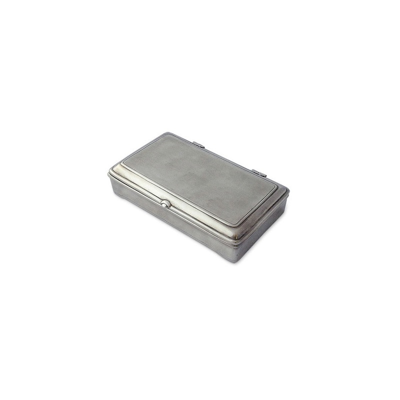 Rectangle Lidded Box with Leather No Divider