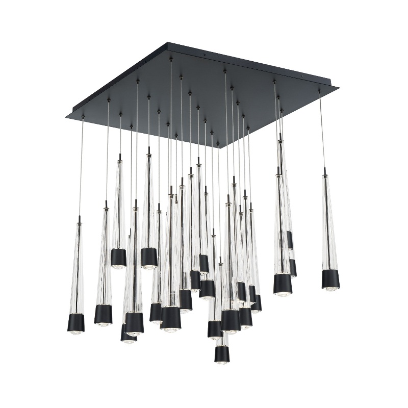 dweLED PD-59441S Quill Square 41-lt 36″ LED Pendant
