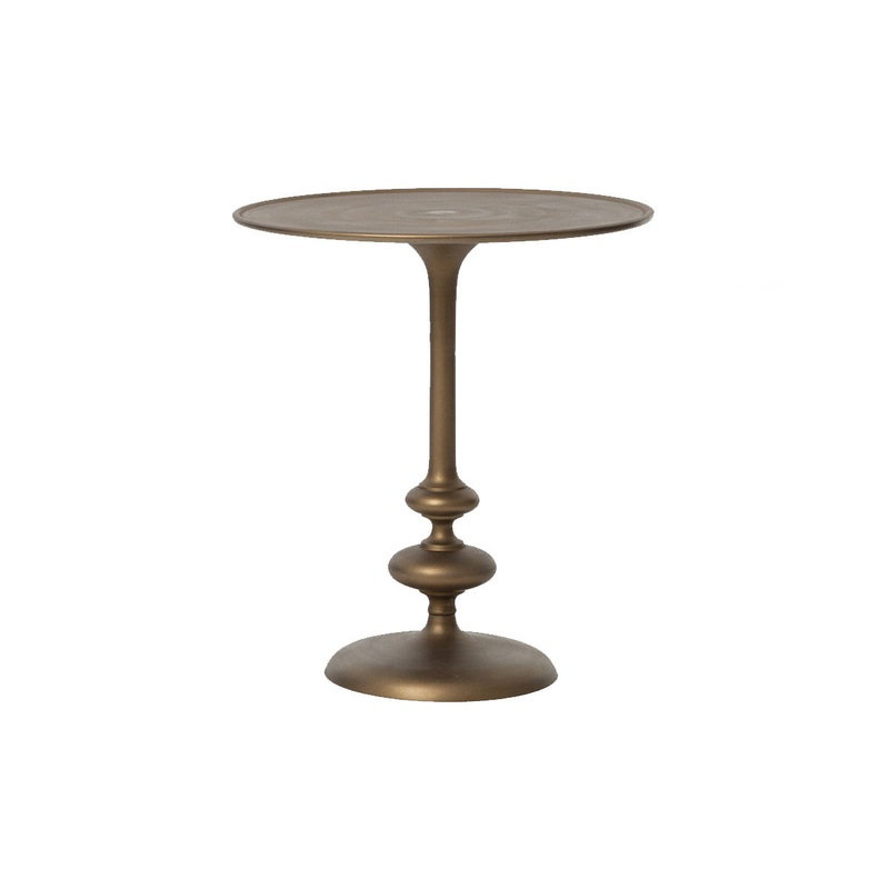 MARLOW MATCHSTICK PEDESTAL TABLE