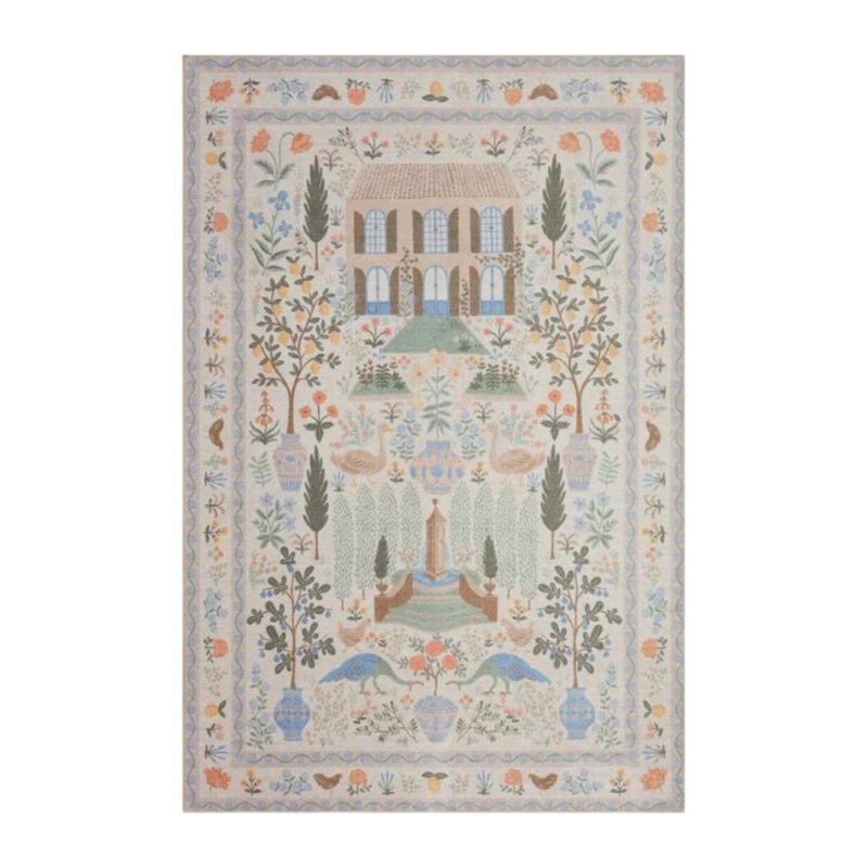 Rifle Paper Co. X Loloi/ Menagerie Camont Cream Rug