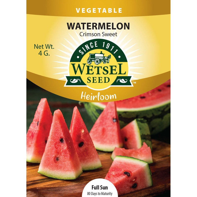 Wetsel Seed Heirloom Watermelon Crimson Sweet Seed