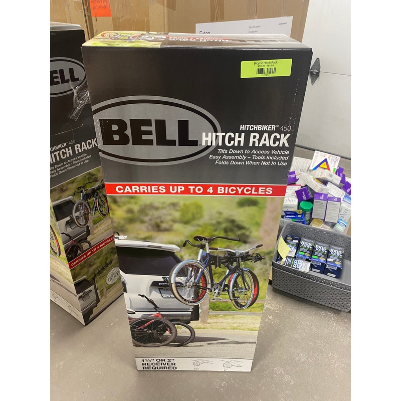 4-Bike Bell Bicycle Hitch Rack