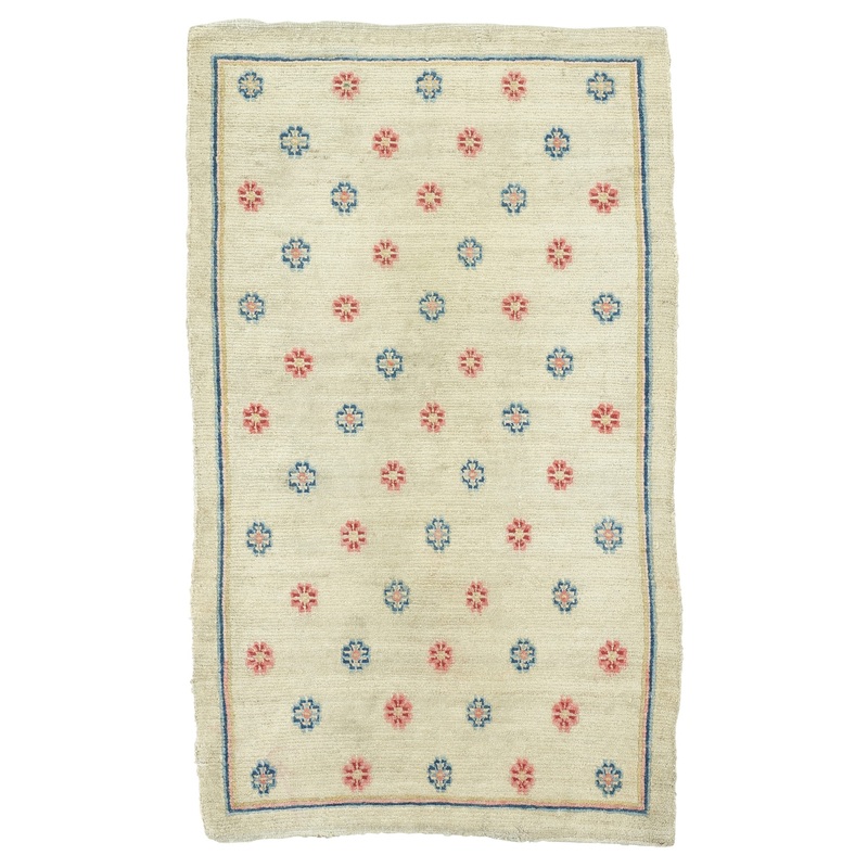 ANTIQUE TIBETAN KHADEN 2′ 7″ x 4′ 4″ Late 19th C