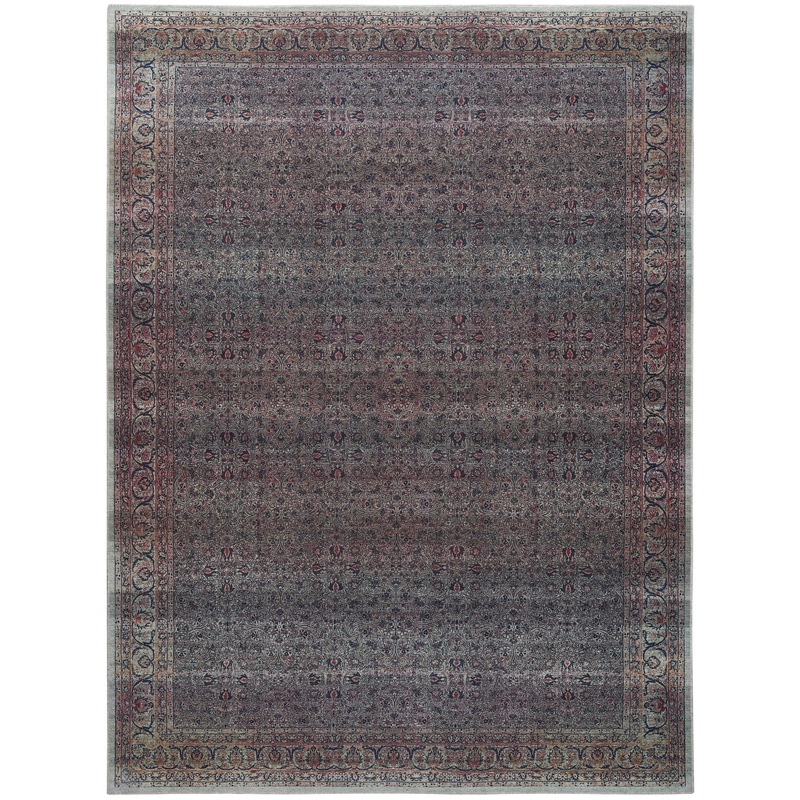 Nourison Grand Washables 9’2″ x 12′ Emerald Vintage Indoor Rug