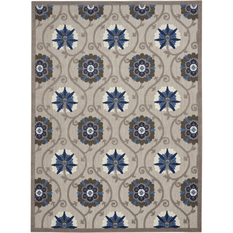 Nourison Home Aloha ALH19 Contemporary Floral Indoor/Outdoor Area Rug