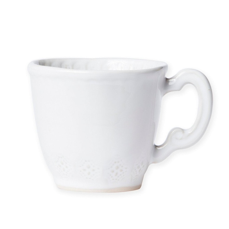 VIETRI: Incanto Stone White Lace Mug