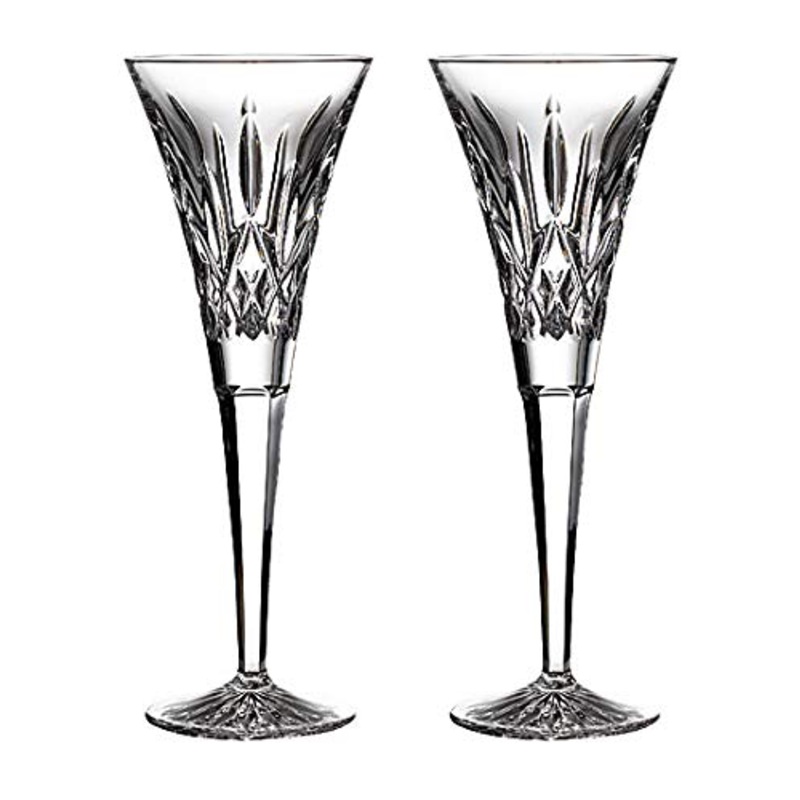 Waterford Lismore Toasting Flutes Set of 2