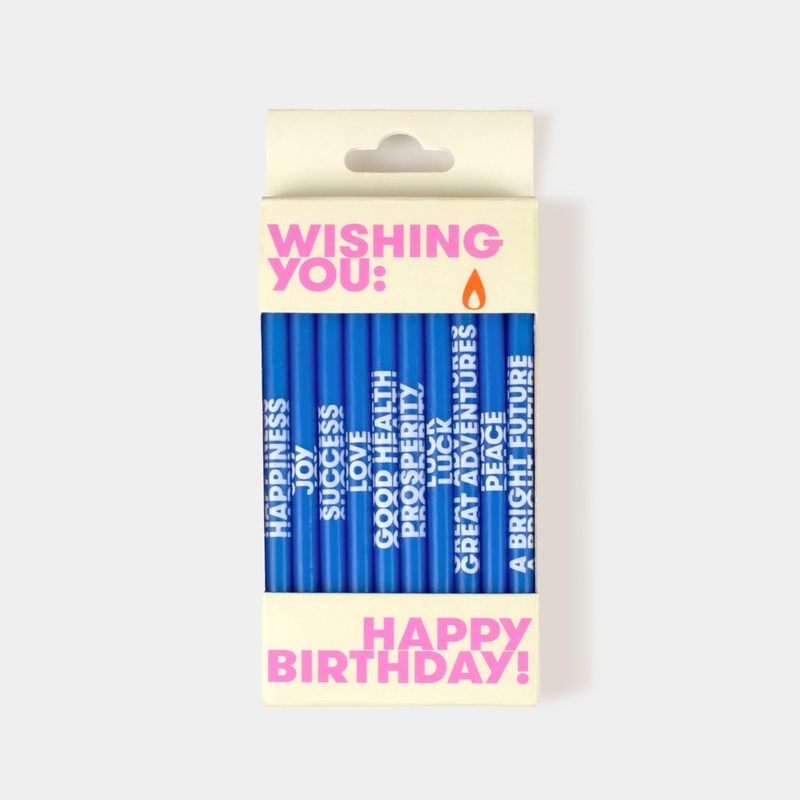 Wishing You: Birthday Candles – Royal Blue