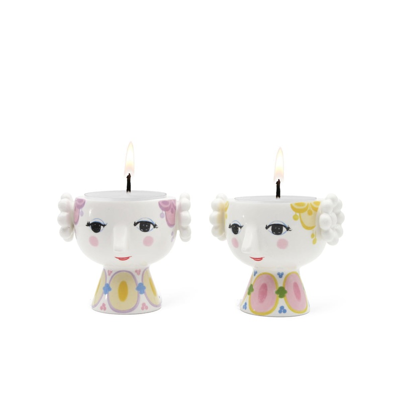 Bjrn Wiinblad Eva Tealight Holder Set/2