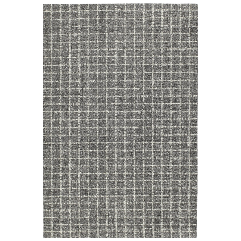 Conall Hand Micro Hooked Wool Rug | Grey