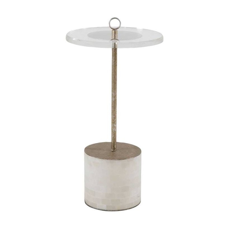 Lacie Alabaster Side Table by Huck & Peck