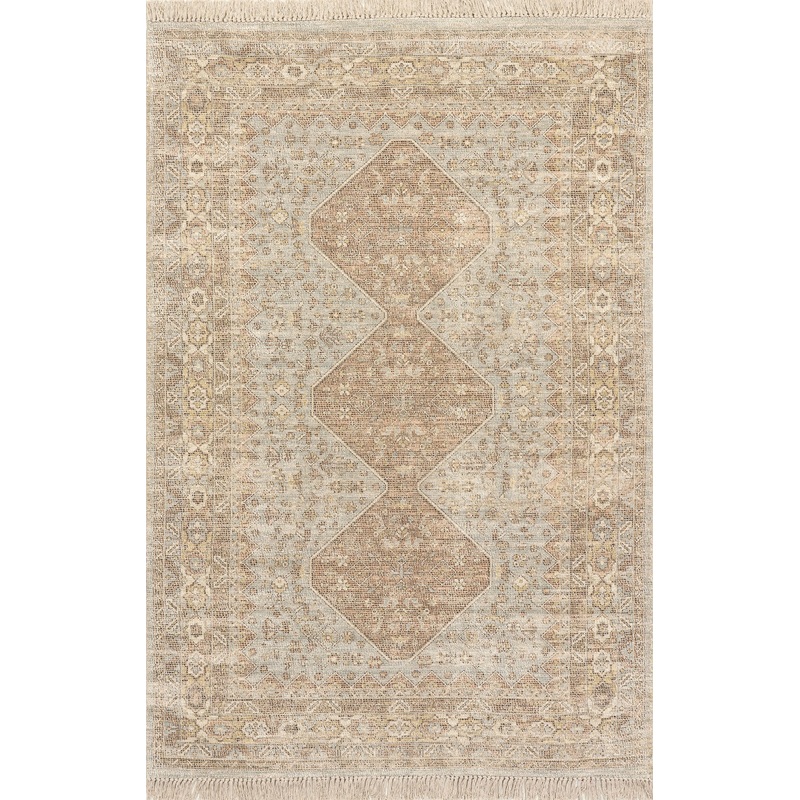 Laurie Casual Tasseled Rug | Khaki