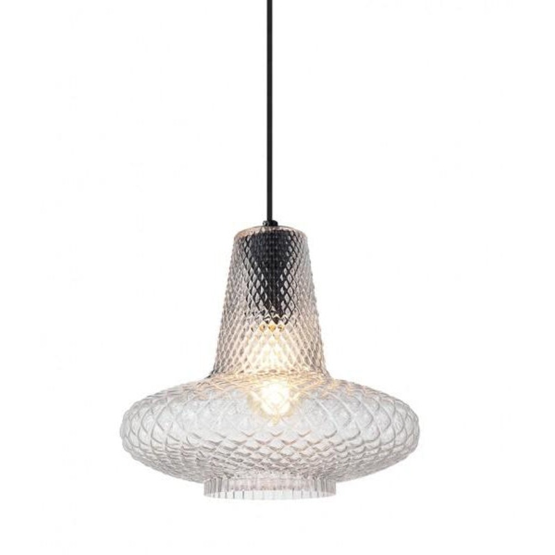 Matteo C68102 Quilted Gem 1-lt 13″ Pendant