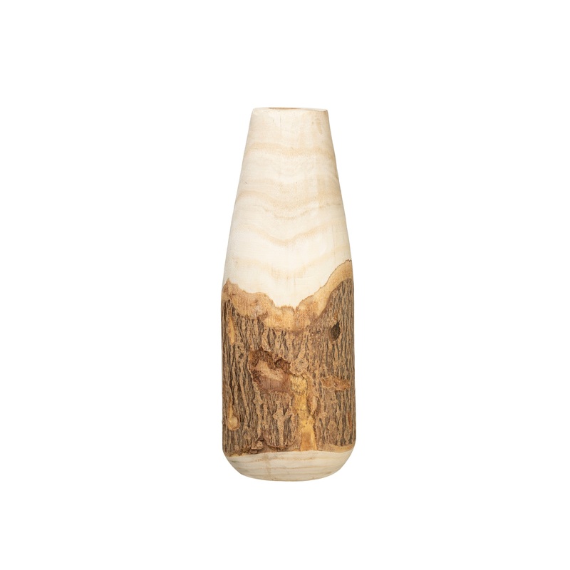 16″ Paulownia Live Edge Vase