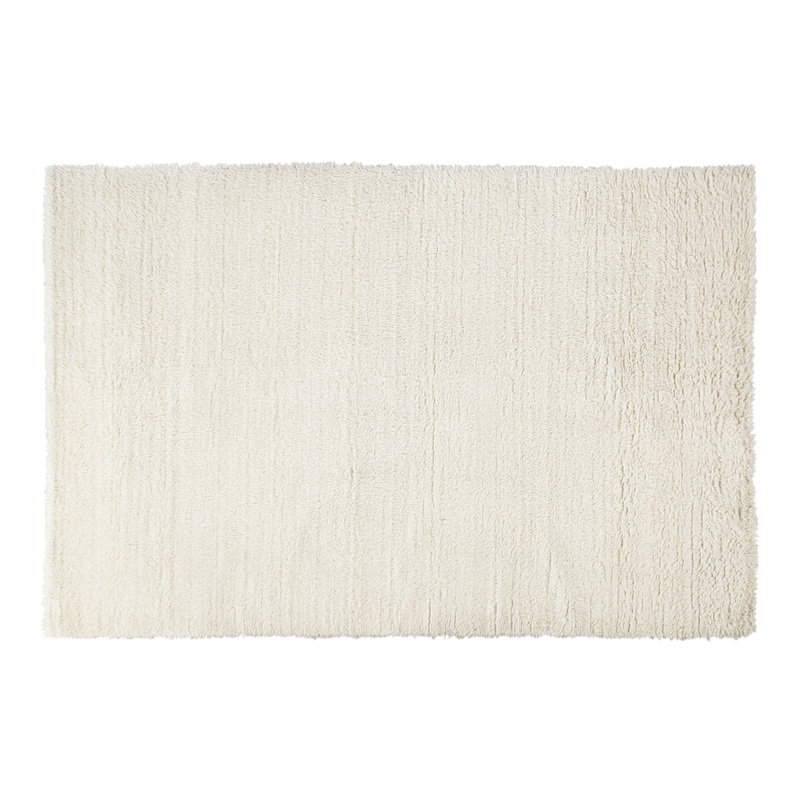 Mohair Shag in Ivory – 6′ Wide