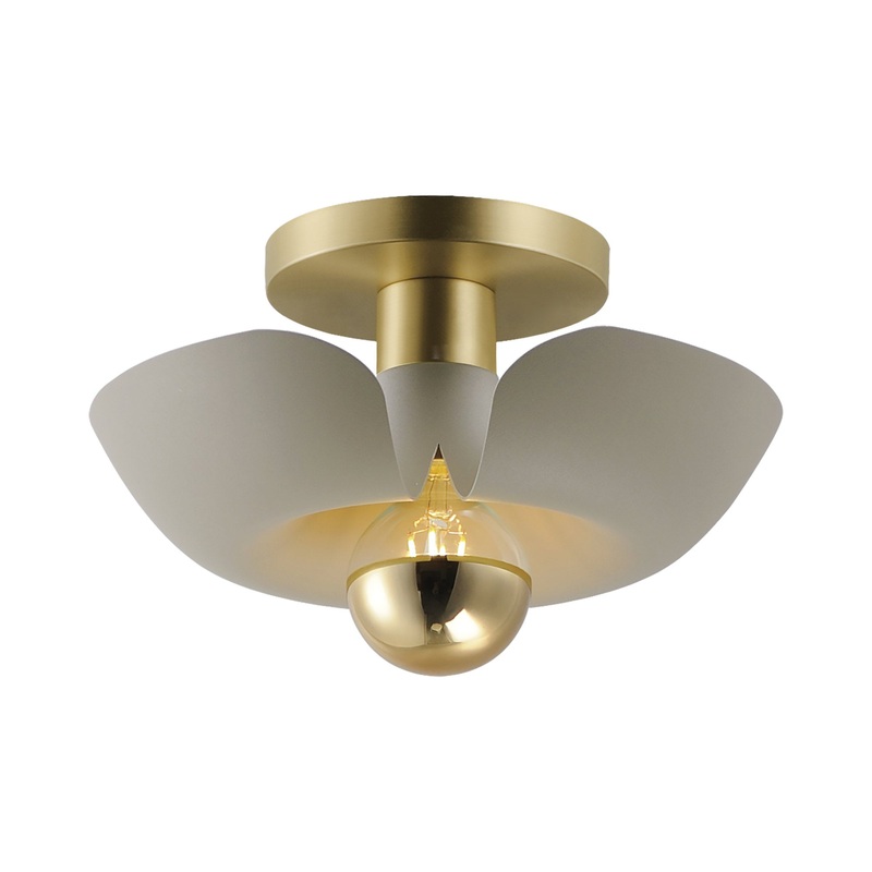 Poppy Semi Flush Mount Ceiling Light
