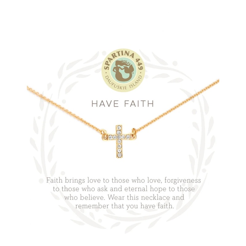 Sea La Vie Have Faith / Cross Necklace