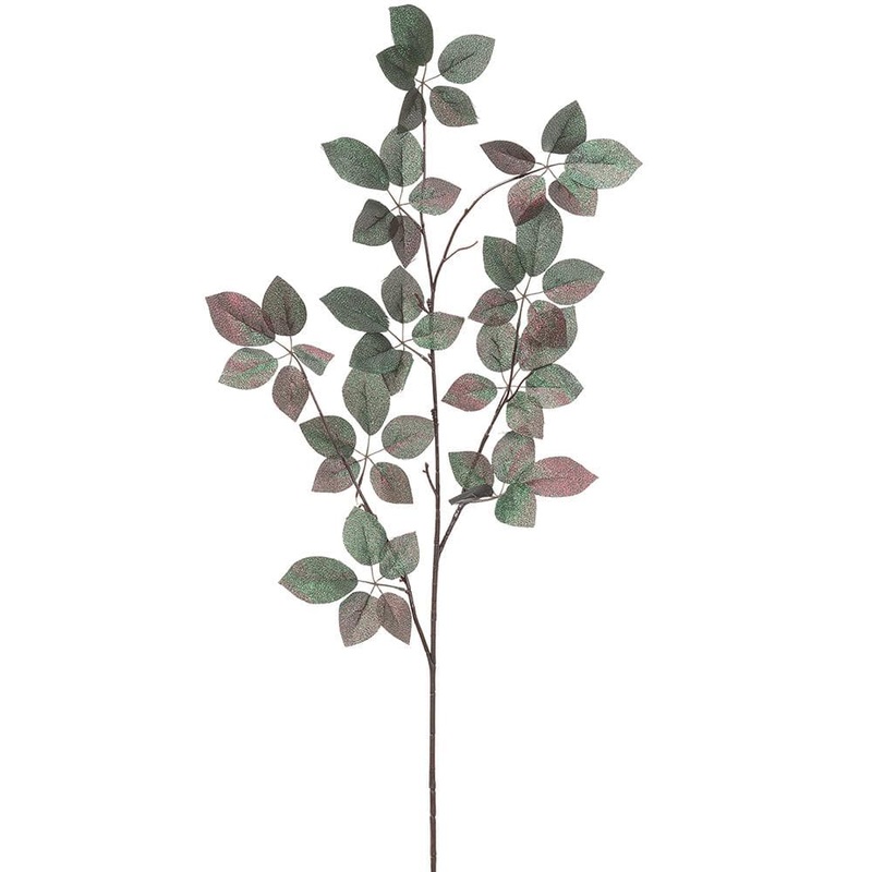 Faux Majestic Magic Schefflera Leaf Spray