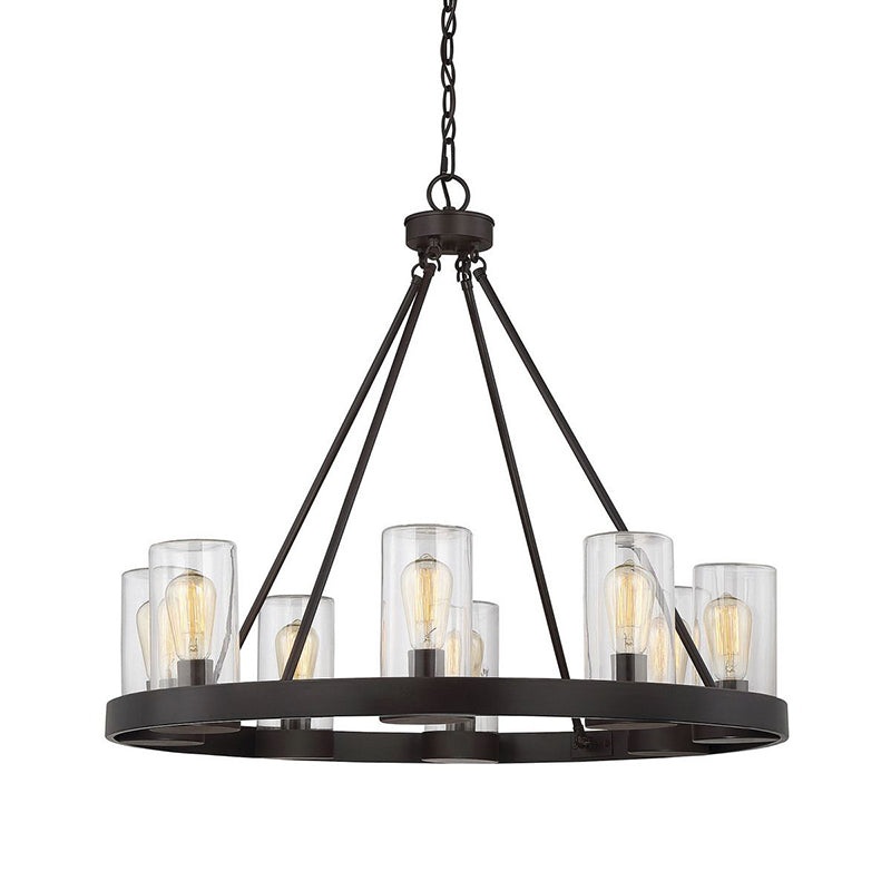 Savoy House 1-1130-8 Inman 8-lt 32″ Outdoor Chandelier