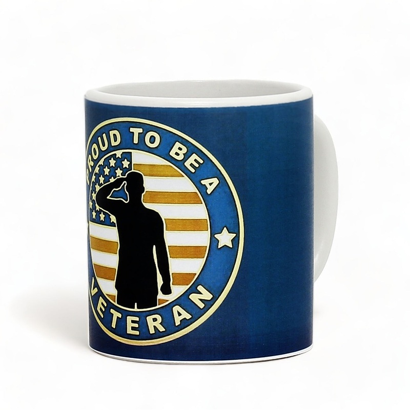 SUBLIMART: Veteran – Mug ‘Proud to be a Veteran’ (Design #04B)