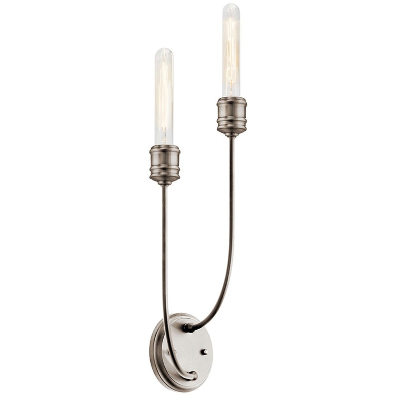 Kichler 52259 Hatton 2-lt 19″ Tall Wall Sconce