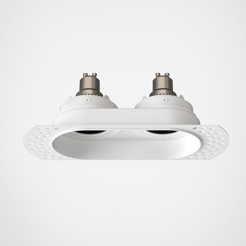 Astro Trimless Round Twin Adjustable Recessed Spotlight