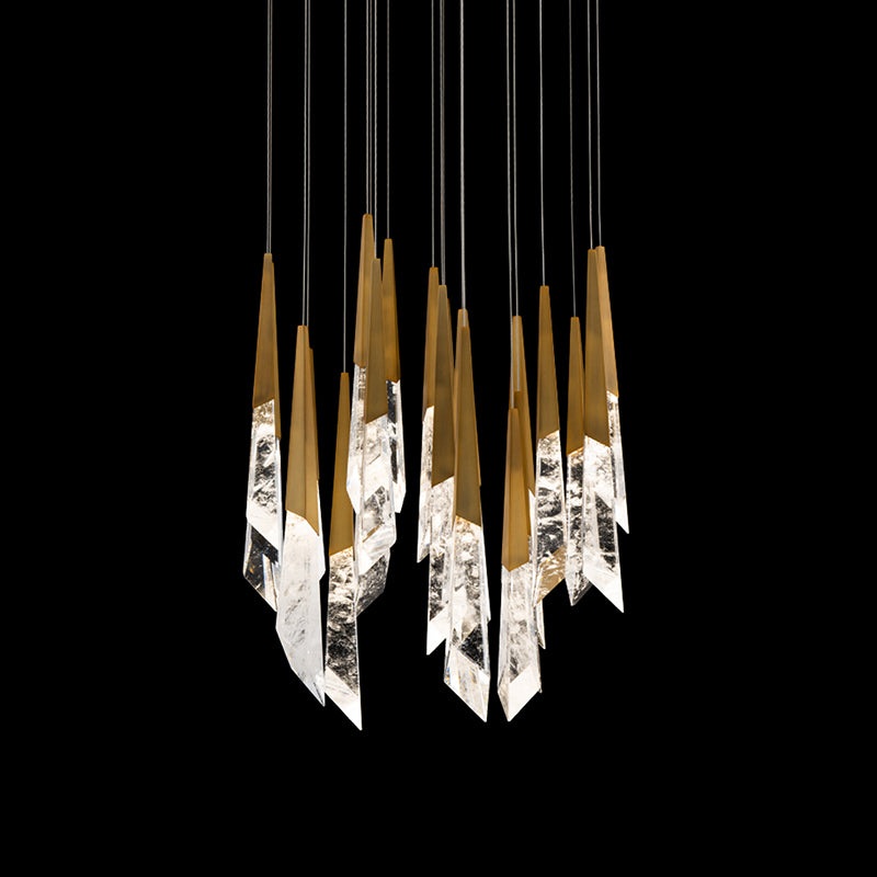 Schonbek Beyond BPD31421 Solitude 21-lt 26″ LED Chandelier Round Canopy