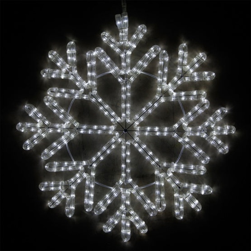 24″ LED 40 Point Snowflake