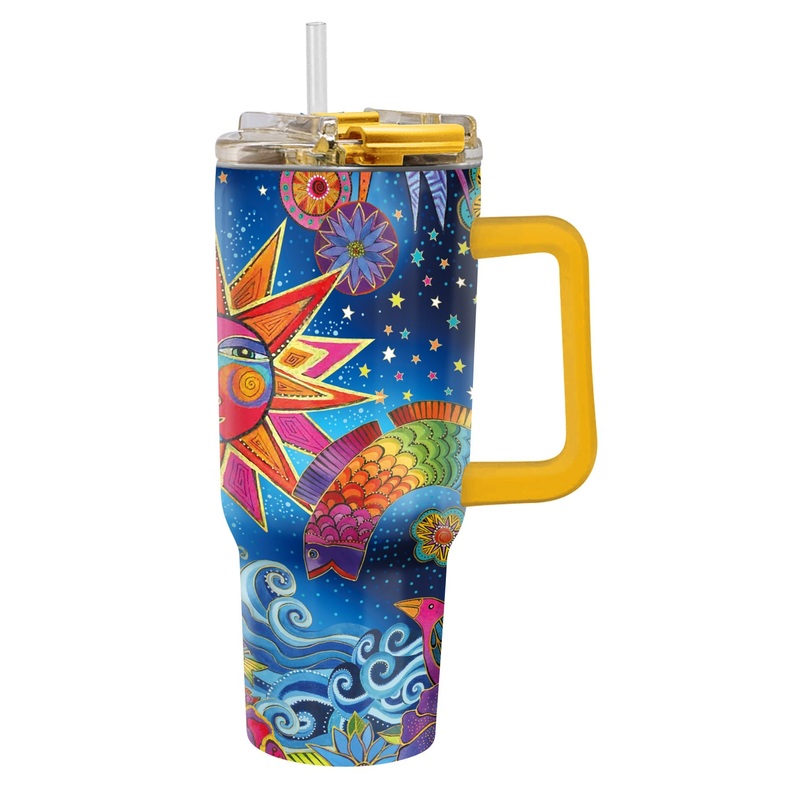 30 oz Tumbler – Laurel Burch “Celestial Magic”