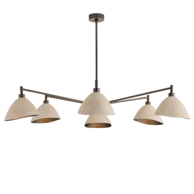 Arteriors DLC36 Inlet 6-lt 53″ Round Chandelier