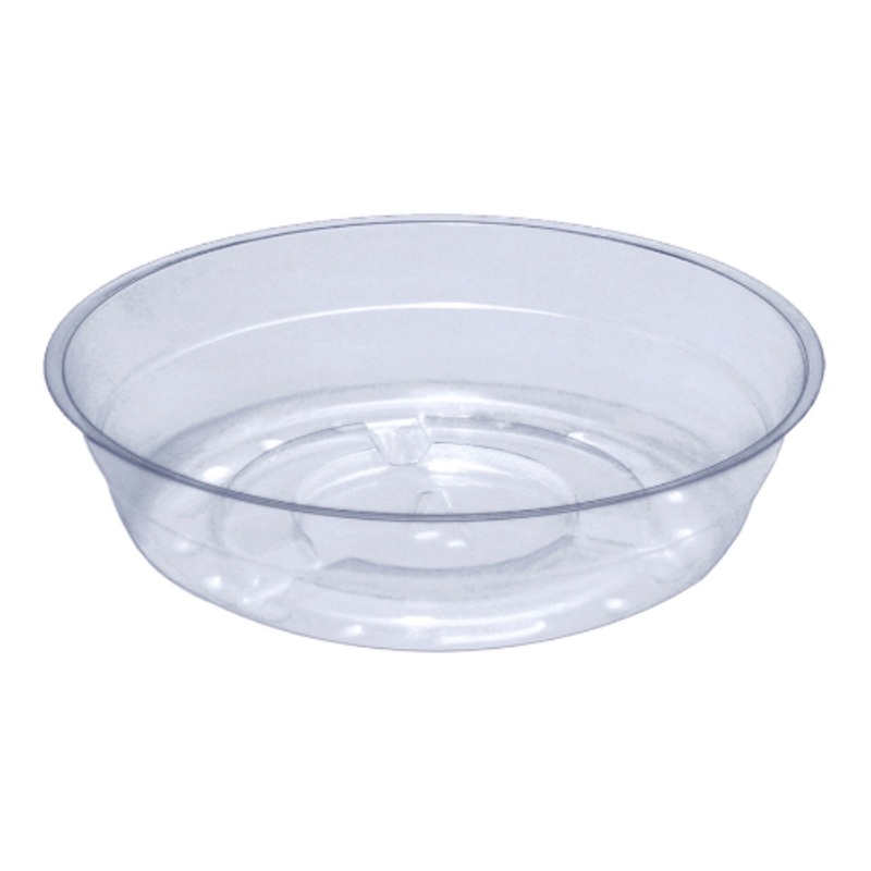 Curtis Wagner Vinyl Planter/Pot Saucer, Clear, 4″ (Pack of 1)