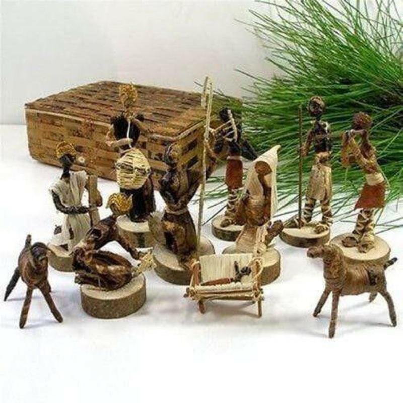 Banana Fiber Nativity Set – Esther Kariuki