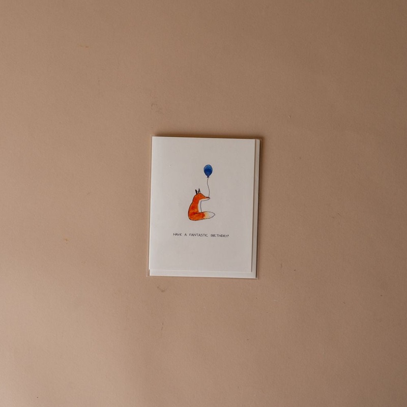 Fantastic Fox Birthday Card