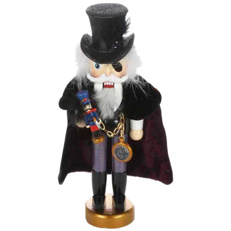 Kurt Adler Hollywood Nutcracker Collection, Nutcrackers, Drosselmeyer Nutcracker, 12″