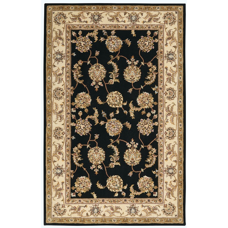 Nourison Nourison 2000 3’9″ x 5’9″ Black Traditional Indoor Rug