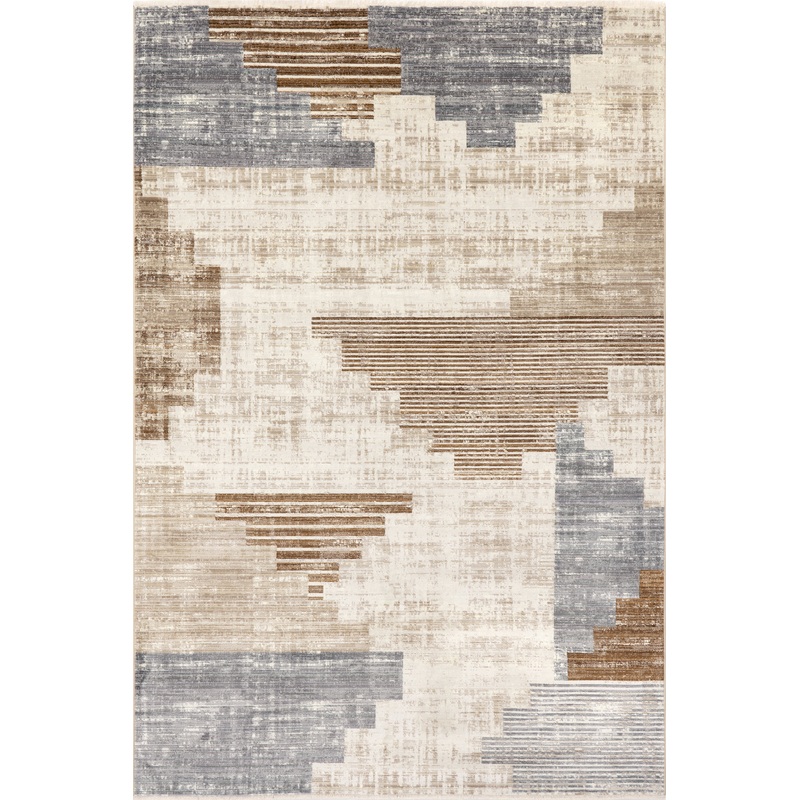 Tani Vintage Blocks Rug | Beige