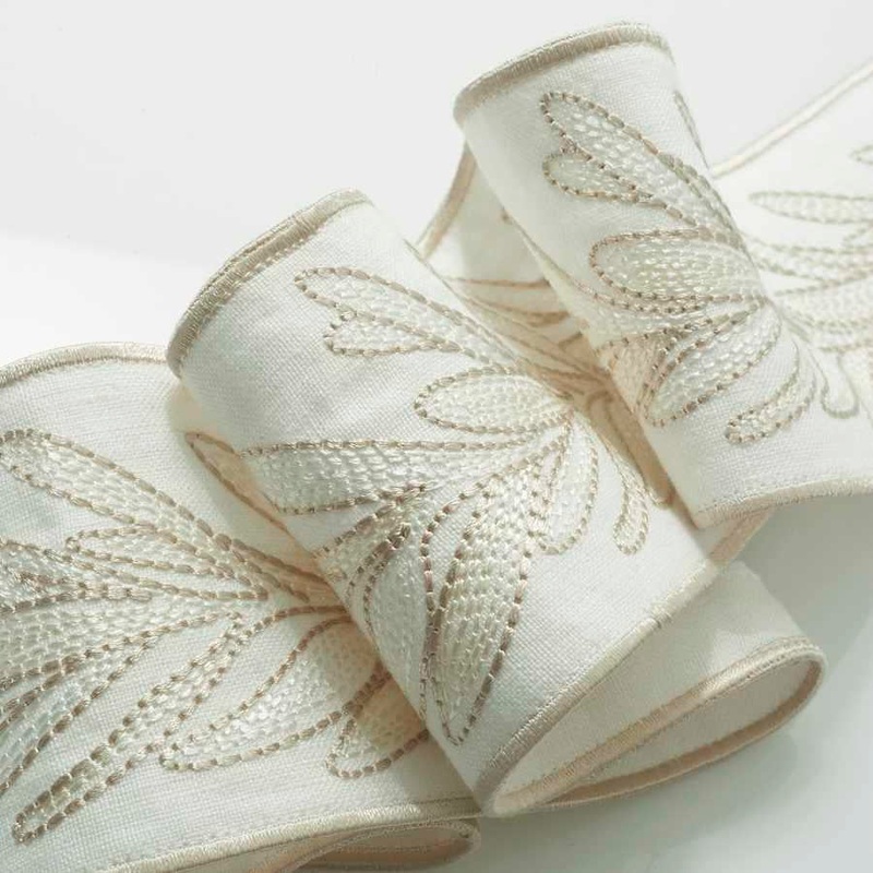 Abbey Ivoire Drapery Sample